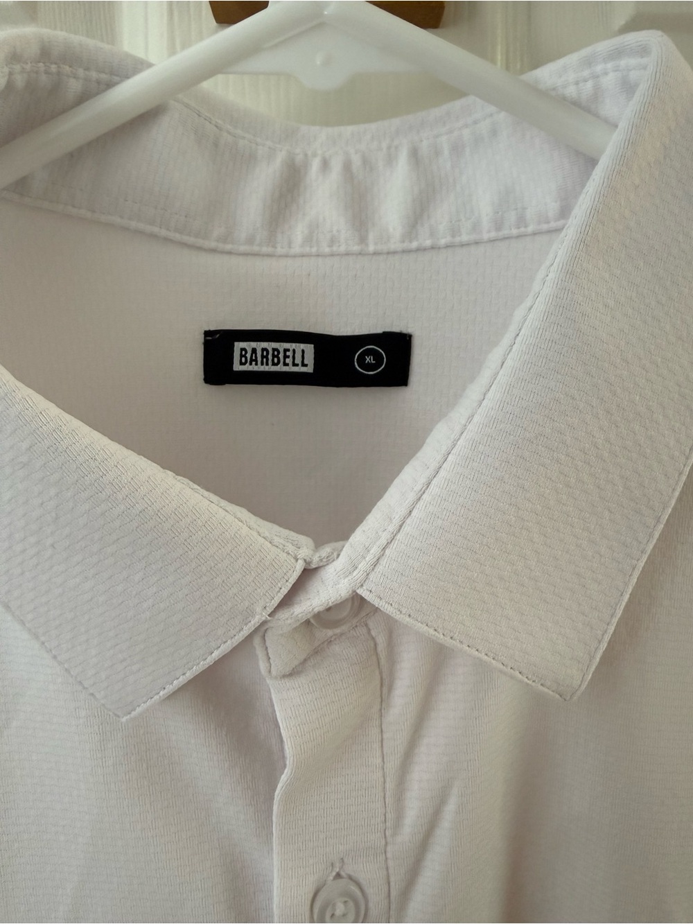 NWOT BARBELL MOTIVE MENS DRESS SHIRT - Picture 4 of 7